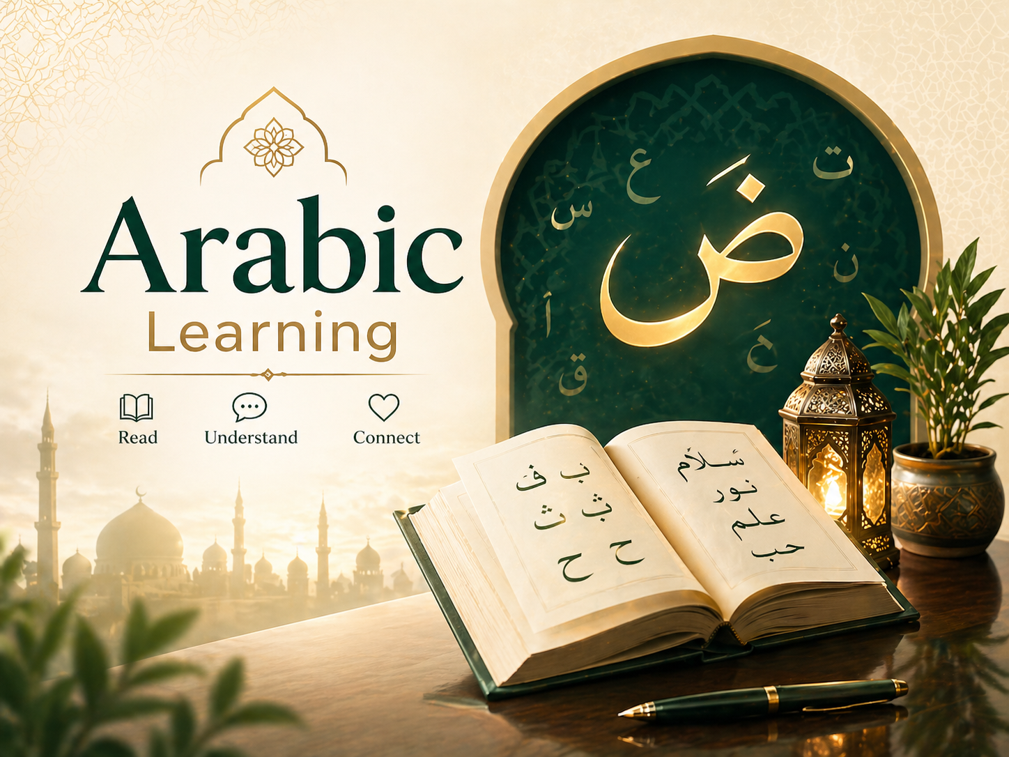 Arabic learning classroom visual